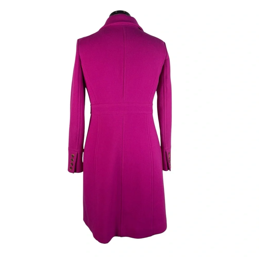 J Crew Wool Pea Coat 4P Pink - Picture 4 of 9